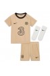 Fotbalové Dres Chelsea Aubameyang #9 Dětské Třetí Oblečení 2022-23 Krátký Rukáv (+ trenýrky)